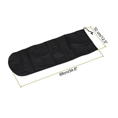 PATIKIL 34.6"x12.5" Skateboard Bag, Skateboard Carry Bag Backpack Waterproof Portable with Single Shoulder Strap for Travel Skateboarding