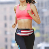 Patriotic flag of USA Speck Fanny Pack for Women Men, Fashion Waist Bag Crossbody Bag with Adjustable Strap