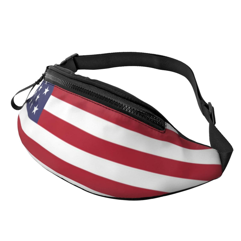 Patriotic flag of USA Speck Fanny Pack for Women Men, Fashion Waist Bag Crossbody Bag with Adjustable Strap