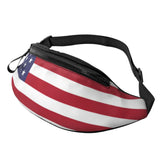 Patriotic flag of USA Speck Fanny Pack for Women Men, Fashion Waist Bag Crossbody Bag with Adjustable Strap