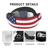 Patriotic flag of USA Speck Fanny Pack for Women Men, Fashion Waist Bag Crossbody Bag with Adjustable Strap