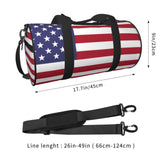 Patriotic flag of USA Speck Foldable Travel Duffel Bag Large Packable Travel Bag for Men Women