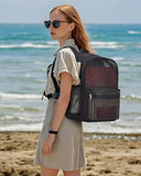 Paxiland Mesh Backpack Lightweight, Heavy Duty See Through Beach Backpack