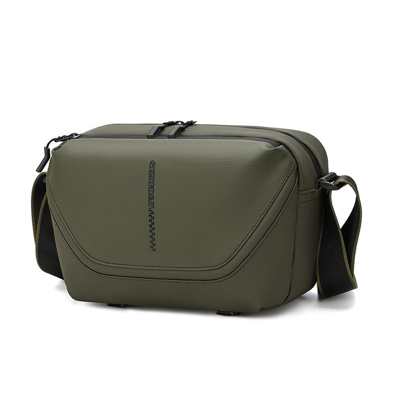 peacechaos Small Camera Sling Bag for Mirrorless & Compact DSLR – Lightweight Waterproof Crossbody Camera Bag with Tripod Holder, Adjustable Strap, and Removable Dividers
