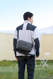 peacechaos Small Camera Sling Bag for Mirrorless & Compact DSLR – Lightweight Waterproof Crossbody Camera Bag with Tripod Holder, Adjustable Strap, and Removable Dividers
