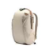 Peak Design Everyday Backpack Zip 15L, Bone, 270 - Degree Zip, Dual Side Pockets, FlexFold Dividers, Fits 15" Laptop, For Camera Carry, Daily Commutes or Travel, Versatile Backpack for Men and Women