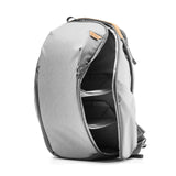 Peak Design Everyday Backpack Zip 20L, Ash, 270 - Degree Zip, Dual Side Pockets, FlexFold Dividers, Fits 15" Laptop, For Camera Carry, Daily Commutes or Travel, Versatile Backpack for Men and Women