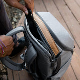 Peak Design Everyday Backpack Zip 20L, Ash, 270 - Degree Zip, Dual Side Pockets, FlexFold Dividers, Fits 15" Laptop, For Camera Carry, Daily Commutes or Travel, Versatile Backpack for Men and Women