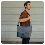 Peak Design Everyday Messenger V3 13L, Kelp, Weatherproof Camera and Work Bag with Laptop Sleeve, Expandable, MagLatch Closure, FlexFold Dividers, Fits 13" Laptop, Messenger Bag for Men and Women