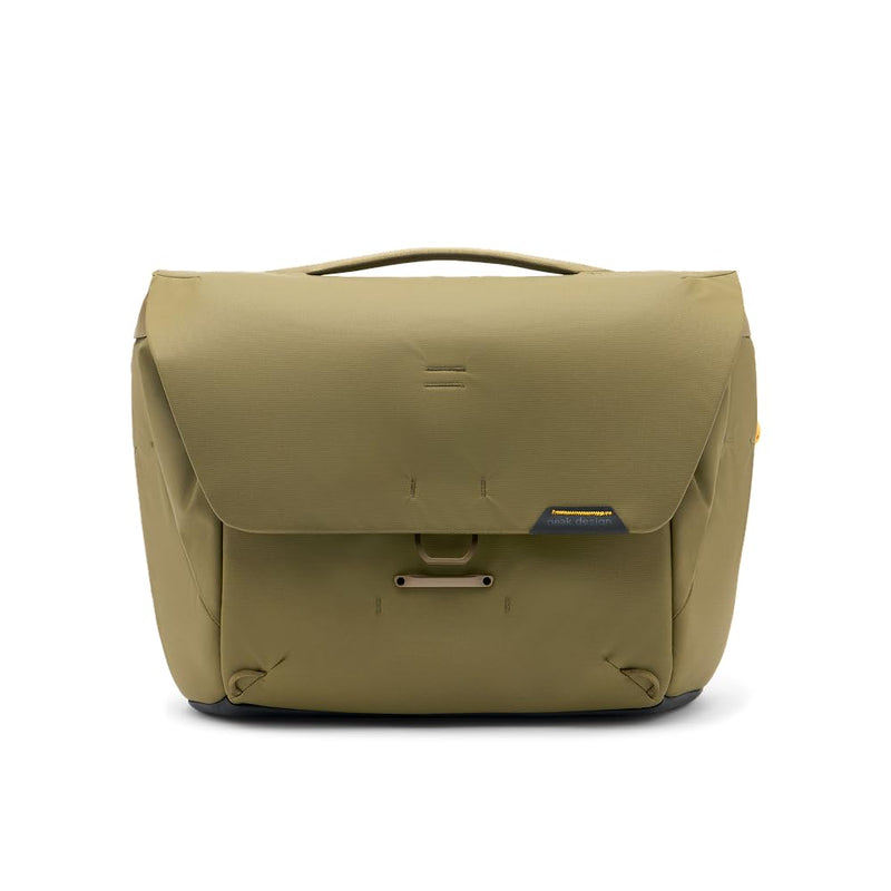 Peak Design Everyday Messenger V3 13L, Kelp, Weatherproof Camera and Work Bag with Laptop Sleeve, Expandable, MagLatch Closure, FlexFold Dividers, Fits 13" Laptop, Messenger Bag for Men and Women
