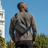 Peak Design Everyday Sling 3L, Black, Padded Adjustable Shoulder Strap for Crossbody or Waist Carry, FlexFold Divider, Ideal for Carrying Cameras or Everyday Essentials, Sling Bag for Men and Women