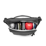 Peak Design Everyday Sling 3L, Black, Padded Adjustable Shoulder Strap for Crossbody or Waist Carry, FlexFold Divider, Ideal for Carrying Cameras or Everyday Essentials, Sling Bag for Men and Women