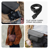 Peak Design Field Pouch V2, Kelp, 2 - in - 1 Organizer and Sling Bag, Adjustable Shoulder Strap and Integrated Belt Loops, Weatherproof Nylon Canvas, Organizer Pouch or Carry Bag for Men and Women