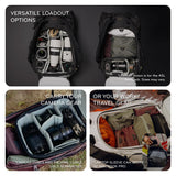 Peak Design Outdoor Backpack 18L, Eclipse, Compact & Lightweight Frameless Daypack, 270 - Degree Rear Zip, Ideal for Day Hikes, Hydration, Camera Carry & Commuting, Versatile Backpack for Men and Women