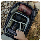 Peak Design Outdoor Backpack 18L, Eclipse, Compact & Lightweight Frameless Daypack, 270 - Degree Rear Zip, Ideal for Day Hikes, Hydration, Camera Carry & Commuting, Versatile Backpack for Men and Women