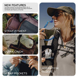 Peak Design Outdoor Backpack 45L, Black, Lightweight Internally - Framed Backpack, Ultra Cinch Roll - Top Design, Ideal for Hikes, Camera Carry and Travel, Versatile Backpack for Men and Women
