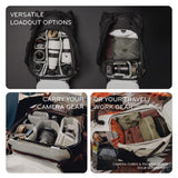 Peak Design Outdoor Backpack 45L, Black, Lightweight Internally - Framed Backpack, Ultra Cinch Roll - Top Design, Ideal for Hikes, Camera Carry and Travel, Versatile Backpack for Men and Women