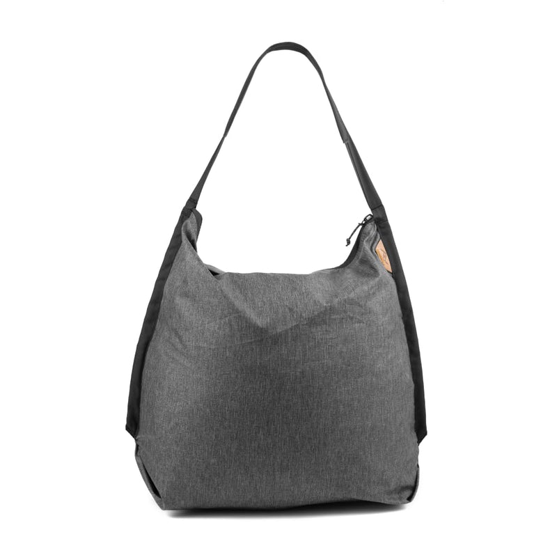 Peak Design Packable Shopping Tote, Charcoal, Zippable Ultralight Carry - All, Self - Healing Ripstop Shell, Microfiber Strap, Internal Pocket, Weather - Resistant Foldable Bag, Tote Bag for Women and Men