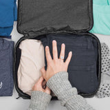 Peak Design Packing Cube, Charcoal, Weatherproof Luggage Cube with Dual Compartment Organization, Expansion and Compression, Zipper Opening, Travel Organizer for Men and Women, Size M