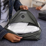 Peak Design Packing Cube, Sage, Weatherproof Luggage Cube with Dual Compartment Organization, Expansion and Compression, Zipper Opening, Travel Organizer for Men and Women, Size M