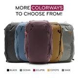 Peak Design Travel Backpack 45L, Black, Expandable 35 - 45L Design, Rear and Top Access, Weatherproof Shell, Laptop Sleeve, Ideal for Travel or Everyday Carry, Versatile Backpack for Men and Women