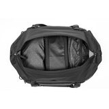 Peak Design Travel Duffel 50L, Black, Extra - Wide Single Zip Access, Weatherproof Shell, 4 External Pockets, Fits Packing Cubes & Camera Cubes, Ideal for Weekend Trips, Versatile Duffel Bag for Travel