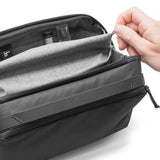 Peak Design Wash Pouch, Black, Weatherproof Travel Toiletry Bag, Upright or Hanging Dopp Kit with Pockets, Magnetic Toothbrush Pocket, Wide UltraZip Opening, Toiletry Bag for Men and Women