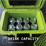 Pelican 8 Quart Personal Lunch Box Cooler (Dark Gray/Green)