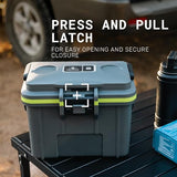 Pelican 8 Quart Personal Lunch Box Cooler (Dark Gray/Green)