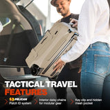 Pelican Aegis Luggage - Carry On Duffel Bag with Wheels - 22 Inch Carry On Bag - Airline Approved (Sand)