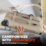 Pelican Aegis Luggage - Carry On Duffel Bag with Wheels - 22 Inch Carry On Bag - Airline Approved (Sand)
