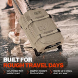 Pelican Aegis Luggage - Carry On Duffel Bag with Wheels - 22 Inch Carry On Bag - Airline Approved (Sand)