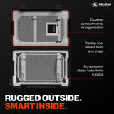 Pelican ATX Luggage - Hardside Carry On Luggage with Wheels - 22 Inch Carry On Bag - Airline Approved (Black)