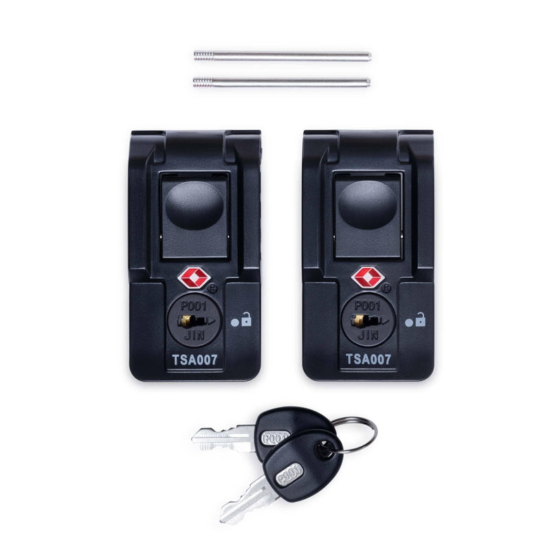 Pelican Replacement TSA Locking Latches, Medium, Black (Set of 2)