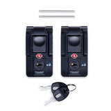 Pelican Replacement TSA Locking Latches, Medium, Black (Set of 2)