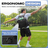 PERSEVA Lightweight Frisbee Disc Golf Bag with Cooler for Large Storage – Disc Golf Carry Bag with Comfortable Strap, Extra Padding & Multiple Pockets for Water Bottles, 18 Frisbee Disk, 12 Cans