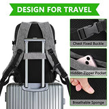 Personal Item Travel Carry On Luggage Backpack for Women Men Flight Approved Casual Weekender Laptop Bag for College Business Outdoors Hiking Water Resistant Lightweight Daypack with USB Charging Port