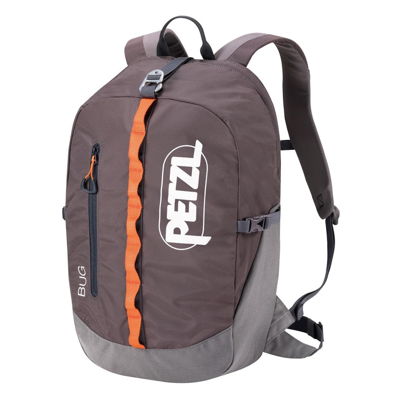 Petzl, Bug Backpack Gray, Backpack for single - day multi - pitch climbing
