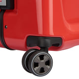 Peugeot Voyages Hardside Luggage with Spinner Wheels, Glossy Red, Carry - On 19 Inch