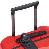 Peugeot Voyages Hardside Luggage with Spinner Wheels, Glossy Red, Carry - On 19 Inch