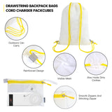PFEYRPK Premium Compression Packing Cubes with See Through Mesh for Suitcases, Expandable Travel Packing Organizers with Shoe bag, Backpack,Cable Bag 7 Set.