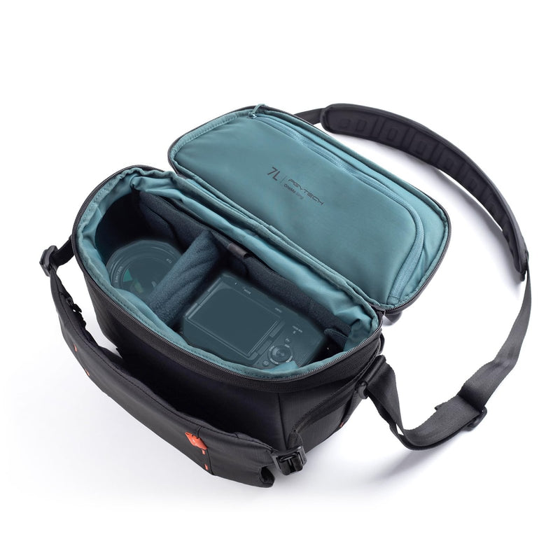 PGYTECH OneMo Sling Camera Bag 7L - 9L, waterproof Crossbody Camera Shoulder Bag for Photographers Travel, DSLR Camera Bag for Sony/Canon/Nikon/DJI Mavic/Mirrorless/Tripod/Laptop