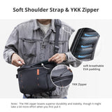 PGYTECH OneMo Sling Camera Bag 7L - 9L, waterproof Crossbody Camera Shoulder Bag for Photographers Travel, DSLR Camera Bag for Sony/Canon/Nikon/DJI Mavic/Mirrorless/Tripod/Laptop