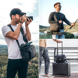 PGYTECH OneMo Sling Camera Bag 7L - 9L, waterproof Crossbody Camera Shoulder Bag for Photographers Travel, DSLR Camera Bag for Sony/Canon/Nikon/DJI Mavic/Mirrorless/Tripod/Laptop