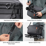 PGYTECH OneMo Sling Camera Bag 7L - 9L, waterproof Crossbody Camera Shoulder Bag for Photographers Travel, DSLR Camera Bag for Sony/Canon/Nikon/DJI Mavic/Mirrorless/Tripod/Laptop