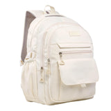 Phaoullzon Girls School Backpack for Boys, College Aesthetic Laptop Bookbag for Travel,Beige