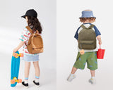 Phaoullzon Teen Girls Mini Backpack Purse Kids Canvas Small Tiny Cute Bag,Olive green