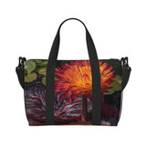 Phayah A Blooming Water Lily Crossbody Travel Bag Overnighter Duffel Bags Carry On Size Ideal For School Or Overnight Travel Bag