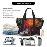 Phayah A Blooming Water Lily Crossbody Travel Bag Overnighter Duffel Bags Carry On Size Ideal For School Or Overnight Travel Bag