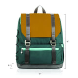 PICNIC TIME OTG Traverse Backpack Cooler, Modern Backpack Cooler with 28 - Can Capacity, Fully Insulated Outdoor Bag with Water Resistant Interior, Pockets, Straps, and Bottle Opener, (Mustard Yellow)